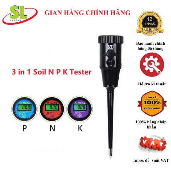 Máy đo NPK trong đất ZD2804 - Thiết bị đo NPK trong đất - Máy đo đạm lân kali trong đất