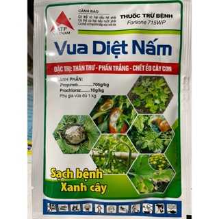 Thuốc trừ bệnh Vua Diệt Nấm: thán thư; phấn trắng; ẻo cây con; đốm lá, thối búp, thối nhũn; nấm cóc; Sạch Bệnh Xanh Cây