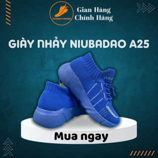 Giày thể thao Niubadao đế cao su non VAF, giày shuffle dance, dân vũ, chạy bộ, aerobic Mã A25