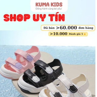 [SALE] Dép tập đi bé trai bé gái sandal da mềm Kuma Kids, đế mềm cho bé sơ sinh 10 tháng đến 2,5 tuổi GTD25