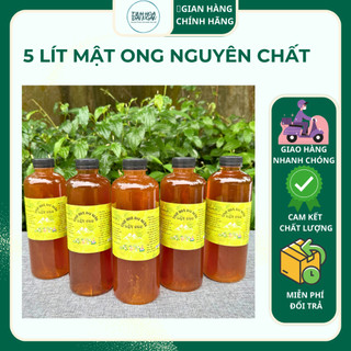  Mật Ong Hoa Cà Phê Nguyên Chất  Mua 5 Lít TẶNG 1 Lít   - Mật Ong Tinh Hoa Đại Ngàn 100% Nguyên Chất 