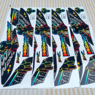 Tem Rời Gấu Dâu BearBrick 7 Màu Dán Wave 50/100/110 Chuẩn Phom Cực Chất.