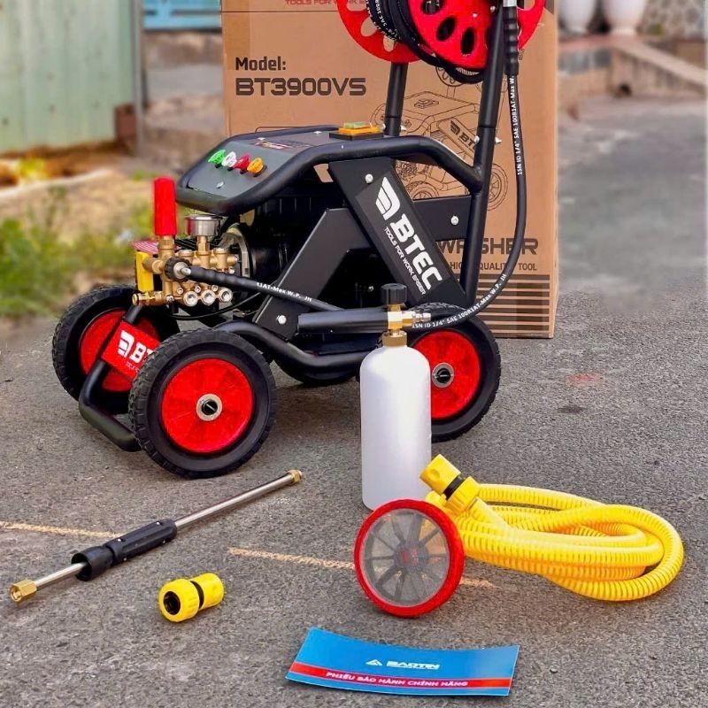 Máy rửa xe Btec BT3900VS (3.900W, chỉnh áp)
