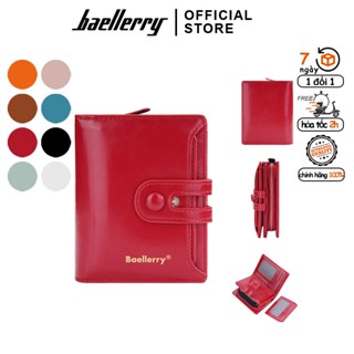 Ví Nữ Cầm Tay Baellerry Chất Liệu PU Cao Cấp, Nhiều Ngăn, Khóa Bấm Tiện Lợi - N3255