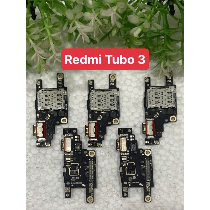 Cụm sạc / Bo mạch sạc / Chân sạc xiaomi Redmi Turbo 3 + Ổ sim Turbo 3 zin mới
