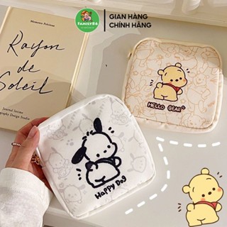 Túi Đựng Đồ Cá Nhân Mini, Túi Đựng Băng Vệ Sinh, Túi Nhỏ Đựng Son Tiền Xu Bvs Tai Nghe Sạc