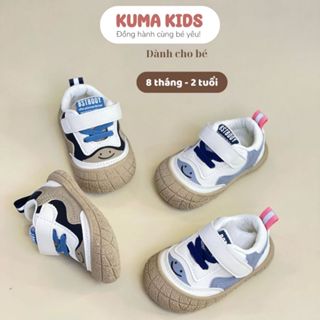   SALE  Giày tập đi bé trai bé gái đế mềm Kuma Kids giày thể thao chống trơn cho bé 8 tháng - 2 tuổi GTD31 