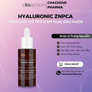 Tinh Chất Ekseption Hyaluronic ZnPCA Mixlab Serum Hỗ Trợ Giảm Mụn, Nhờn Và Mờ Thâm 75ml