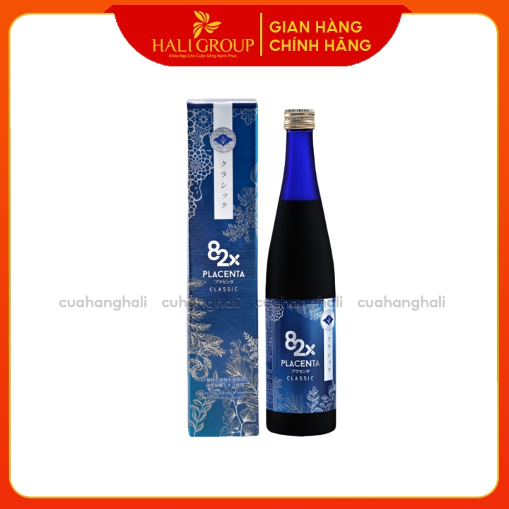 Nước Uống 82X Placenta Classic Nhật Bản, Chai 500ml