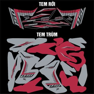 Tem Winner X V2 MX150RR phối đủ màu
