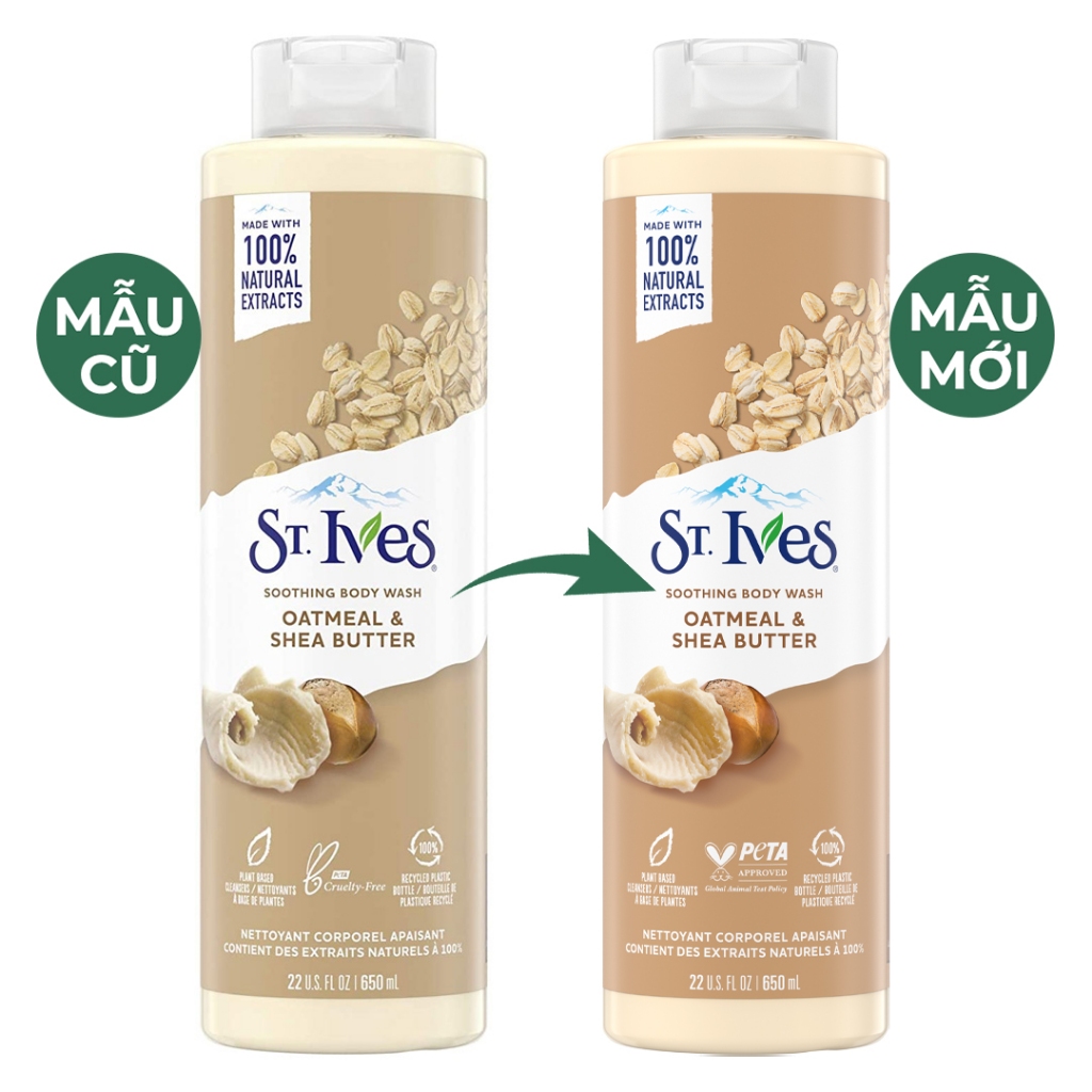 Sữa Tắm St.Ives Dưỡng Da 650ml Hasaki Sản Phẩm Chính Hãng
