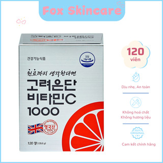  Viên uống Eundan Vitamin C 1000 Hàn Quốc mờ thâm mụn 1000mg 120 Viên - Foxskincare 