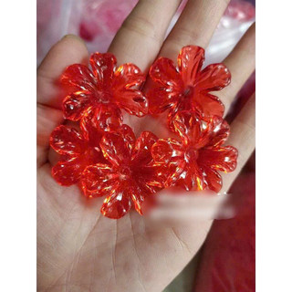 hoa pha lê 6 cánh đúc( 100 gram)