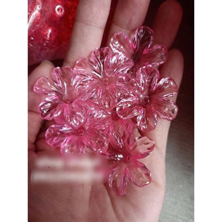 hoa pha lê 6 cánh đúc( 100 gram)