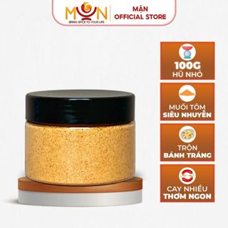 Hũ 100G Muối Nhuyễn Siêu Cay (Muối Sặc) Thương Hiệu MẶN | Muối Nhuyễn Tôm Tây Ninh, Muối Nhuyễn Chay