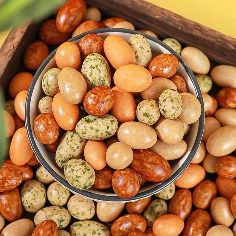 đậu phộng mix vị hộp 350gr