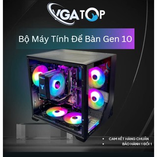  bộ máy vi tính chơi game.h510 i3 10100f ram 8gb chiến game online Fifa liên minh gta aoe đột kích 