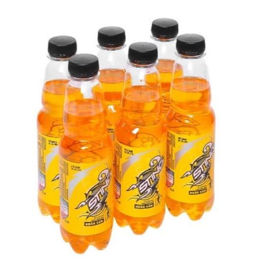 Lốc 6 Chai - Nước Tăng Lực Nhân Sâm Sting Vàng 330ml - TH Lộc Phát