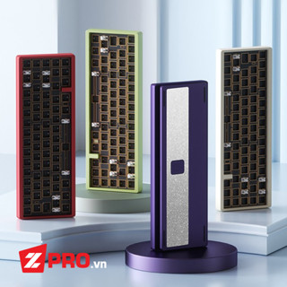 KIT Bàn phím cơ Lucky65 v2 (Nhôm 3 mode, mạch 1.6mm, QMK/VIA)