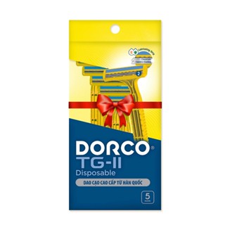 [DORCO GIFT] DORCO TG-II - Dao Cạo Râu Hàn Quốc 2 Lưỡi - 2 Cây Dao Cạo Tiện Lợi