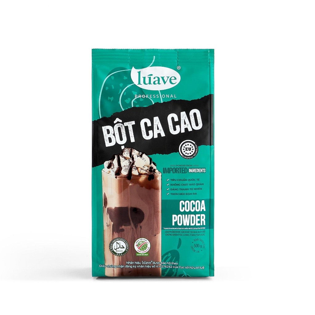 Bột cacao đắng Luave gói 500g
