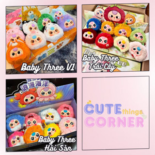 [Hỏa tốc] Blindbox/Hộp mù Baby Three Hải Sản - Baby Three V1 - Baby Three Trái Cây