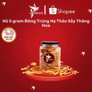  Hũ 5 Gram Đông Trùng Hạ Thảo Loại 1 Sấy Thăng Hoa  - Yến Sào Phạm Gia 