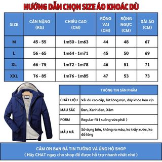Áo Khoác Nam, Áo khoác dù lót lông nam dùng mùa đông chống nắng gió lạnh mùa đông mùa mưa cực ấm DOKA DFD42