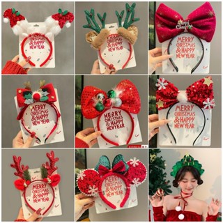  Bờm băng đô cài tóc GIÁNG SINH  NOEL bờm hình ông già Noel tuần lộc phụ kiện Giáng Sinh 