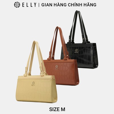 Túi xách nữ thời trang ELLY EL334 xách tay da tổng hợp cao cấp chính hãng nhiều kích thước