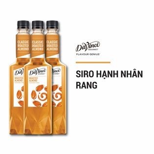 Syrup Davinci hương vị Hạnh Nhân Rang (Roasted Almond) 750 ml