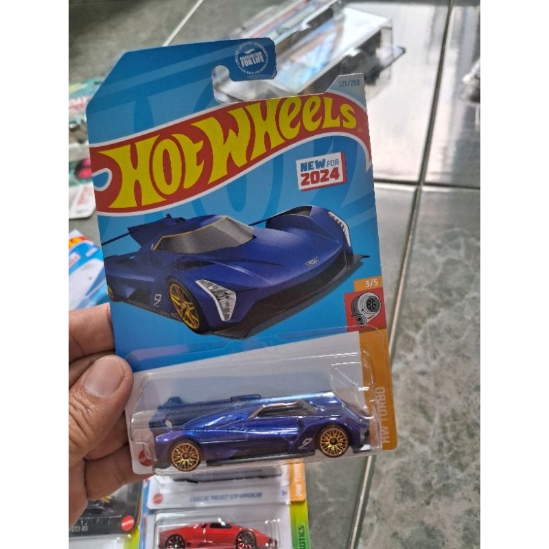 2024 HOT WHEELS CADILLAC PROJECT GTP HYPERCAR MÀU XANH