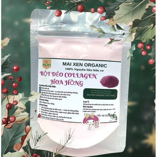 [1Kg] Bột Mặt Nạ Dẻo Collagen Hoa Hồng Cao Cấp (Mask dẻo) - Dưỡng trắng, giảm mụn, giảm nám, tàn nhang, chống lão hoá