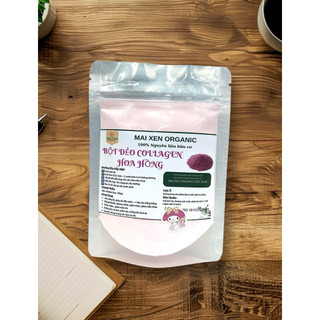 [1Kg] Bột Mặt Nạ Dẻo Collagen Hoa Hồng Cao Cấp (Mask dẻo) - Dưỡng trắng, giảm mụn, giảm nám, tàn nhang, chống lão hoá
