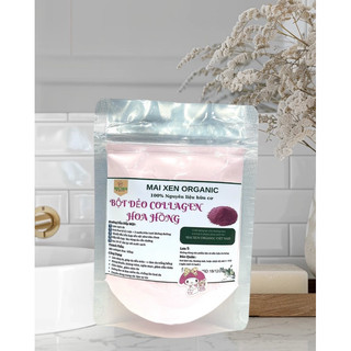 [1Kg] Bột Mặt Nạ Dẻo Collagen Hoa Hồng Cao Cấp (Mask dẻo) - Dưỡng trắng, giảm mụn, giảm nám, tàn nhang, chống lão hoá