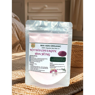 [1Kg] Bột Mặt Nạ Dẻo Collagen Hoa Hồng Cao Cấp (Mask dẻo) - Dưỡng trắng, giảm mụn, giảm nám, tàn nhang, chống lão hoá