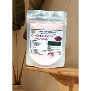 [1Kg] Bột Mặt Nạ Dẻo Collagen Hoa Hồng Cao Cấp (Mask dẻo) - Dưỡng trắng, giảm mụn, giảm nám, tàn nhang, chống lão hoá