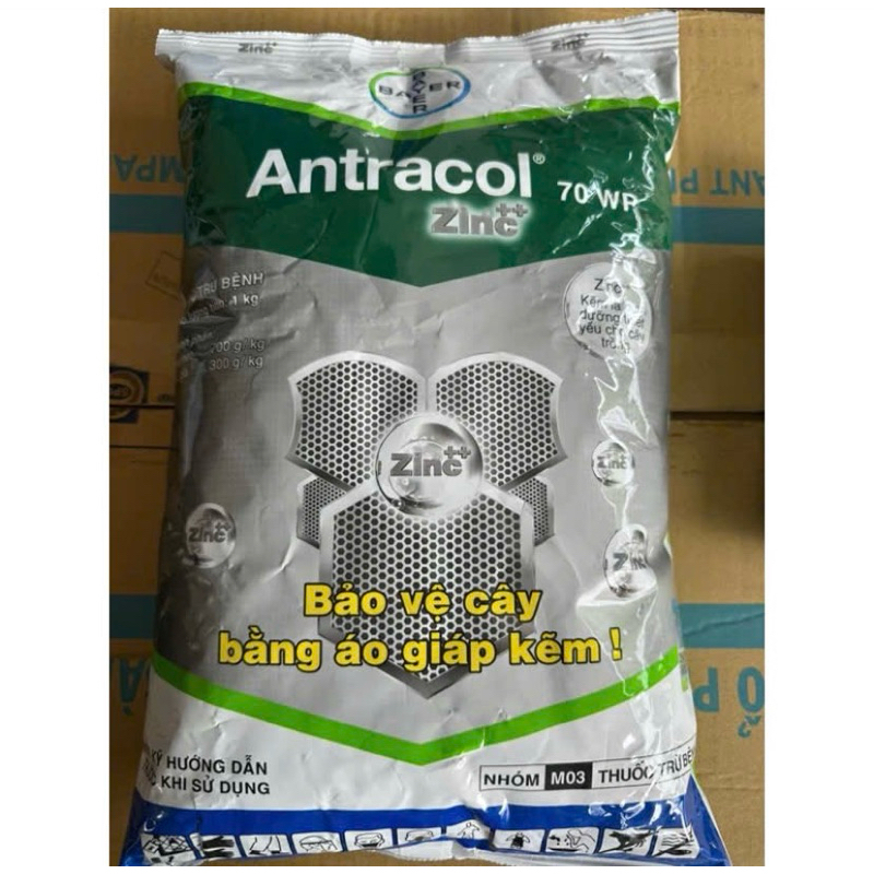 ANTRACOL 70WP gói 1kg chuyên bảo vệ cây trồng, đặc tri các bênh gây hại