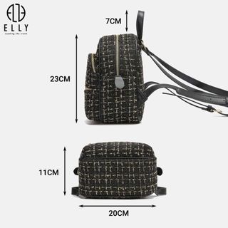 [Deal sang chảnh]  BALO NỮ THỜI TRANG ELLY – EBH62