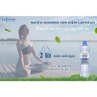 [HỎA TỐC]  Nước Khoáng ION Kiềm Lafresh (330ml/chai)