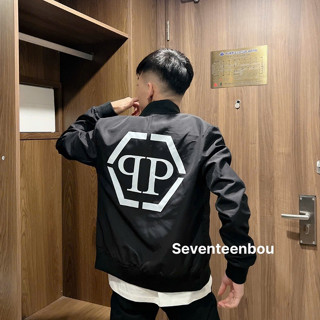 [TT] Áo Khoác Gió Philip Họa Tiết Hình In Sau Lưng Chất Liệu Gió 2 Lớp Thời Trang Nam Có Mầu Đen Phù Hợp Cho Nam Và Nữ.