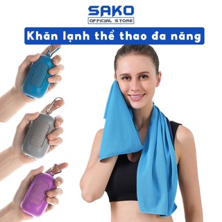  Khăn Lạnh Thể Thao Tập Gym Đa Năng,Khăn Làm Mát Thấm Hút Mồ Hôi Thoáng Khí - SAKO KHANL01 