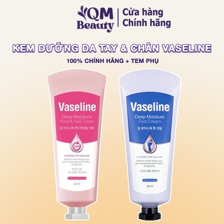  Kem dưỡng da tay Vaseline cấp ẩm dưỡng da cấp nước chống lão hóa cho tay và chân Hàn Quốc 60ml 
