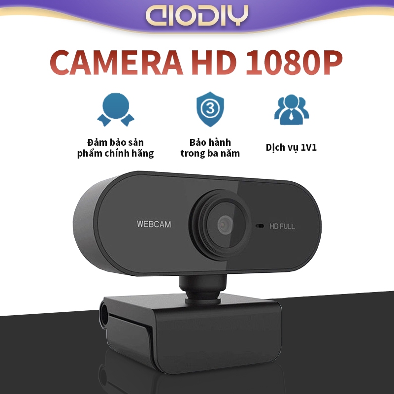 Webcam 1080P HD， webcam 2K Dùng cho làm trực tiếp phát sóng, làm việc từ xa, gọi video và học online