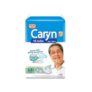 Bỉm caryn cho mẹ sau sinh lẻ miếng size L siêu thấm hút, tã dán caryn cho mẹ sau sinh siêu thấm chống trào 4 chiều