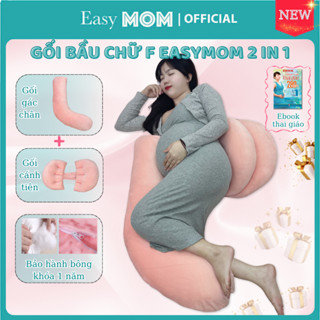 Gối Bầu Chữ F Đa Năng – Gối Ôm Bà Bầu Vải Nhung Mềm Mịn Cao Cấp Hỗ Trợ Giấc Ngủ Và Thư Giãn Cho Mẹ Bầu