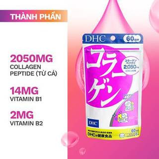 Viên Uống Làm Đẹp Da DHC Collagen Nhật Bản Dưỡng Ẩm Cải Thiện Độ Đàn Hồi 30-90 Ngày