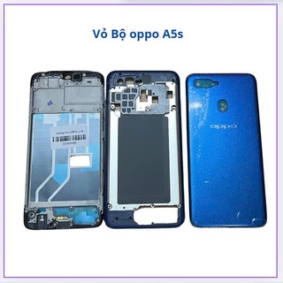 Vỏ bộ oppo A5s có phím sườn,kính camera,xương,vỏ lưng