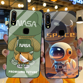 Ốp Lưng VIVO V9, V9 YOUTH, Y85, V11i Ốp kính bóng cao cấp Phi Hành Gia