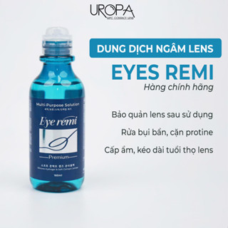 Nước ngâm lens Eyeremi UROPA giúp rửa sạch, khủ trùng và bảo quản kính áp tròng (160ml, 360ml)